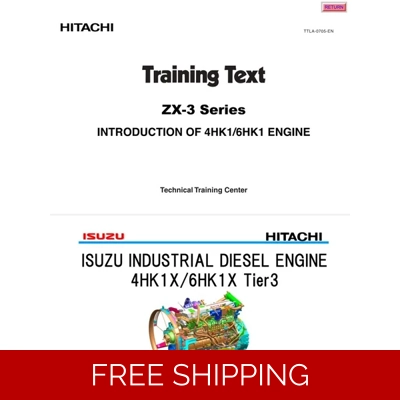 HITACHI ZX-3 SERIES 4HK1, 6HK1 ENGINE TRAINING TEST HITACHI ZX-3 SERIES 4HK1, 6HK1 ENGINE TRAINING TEST